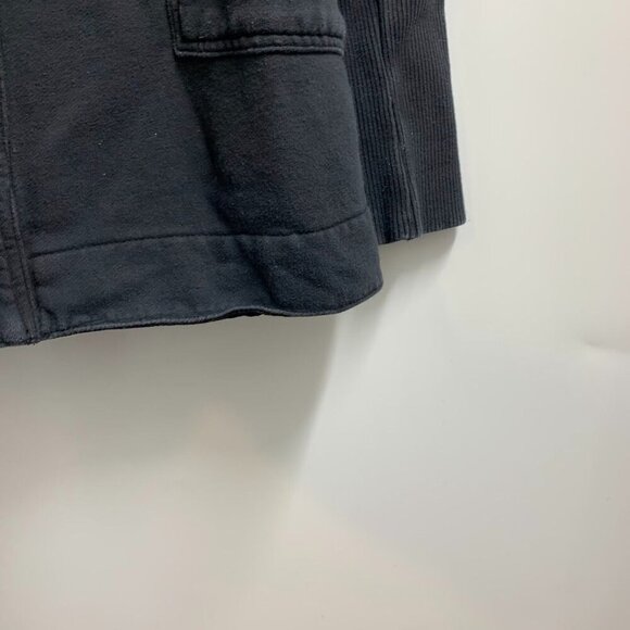 Free‎ People Women's Westwood Cotton Velvet Trim Hooded Coat Cardigan Size S - Picture 5 of 13